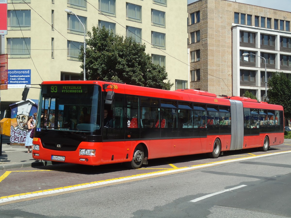 (128'503) - DPB Bratislava - Nr. 1830/BA-642ZM - SOR am 10. August 2010 in Bratislava, Zochova