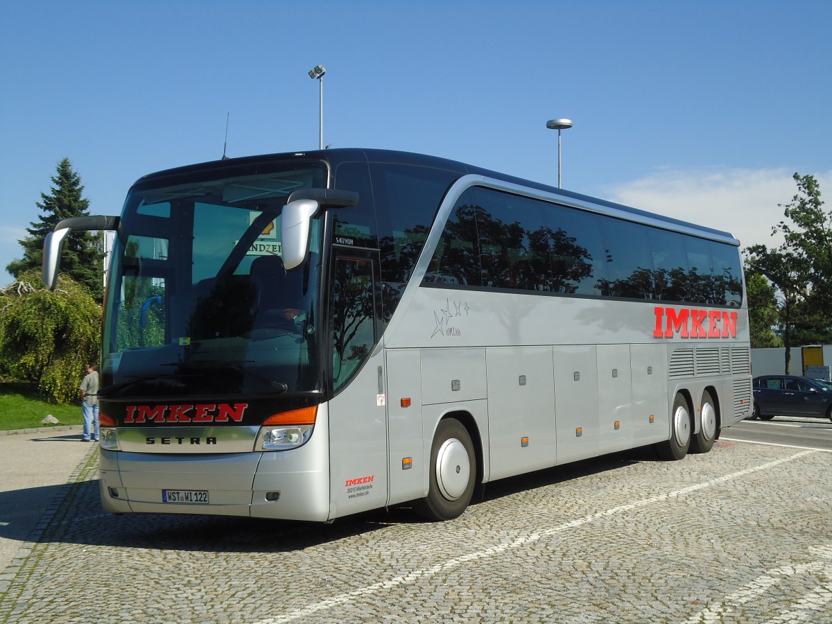 (128'535) - Aus Deutschland: Imken, Wiefelstede - WST-WI 122 - Setra am 10. August 2010 in Strengberg, Raststation