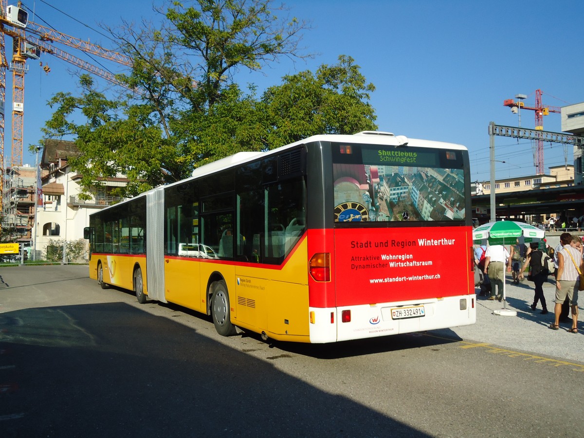 (128'916) - Moser, Flaach - Nr. 200/ZH 332'491 - Mercedes (ex Nr. 23) am 21. August 2010 beim Bahnhof Frauenfeld