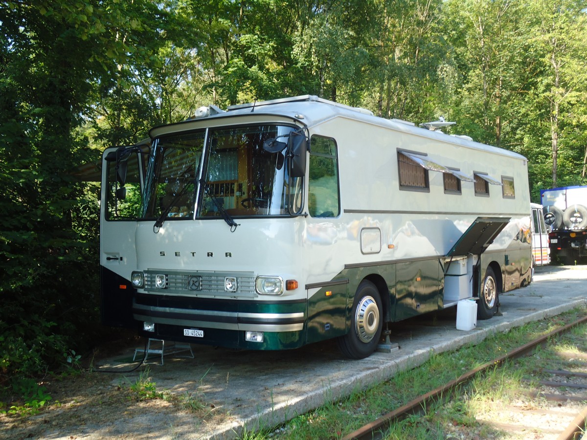 (128'930) - Plss, Steffisburg - SO 25'244 - Setra am 22. August 2010 in Thayngen, Wohnbustreffen