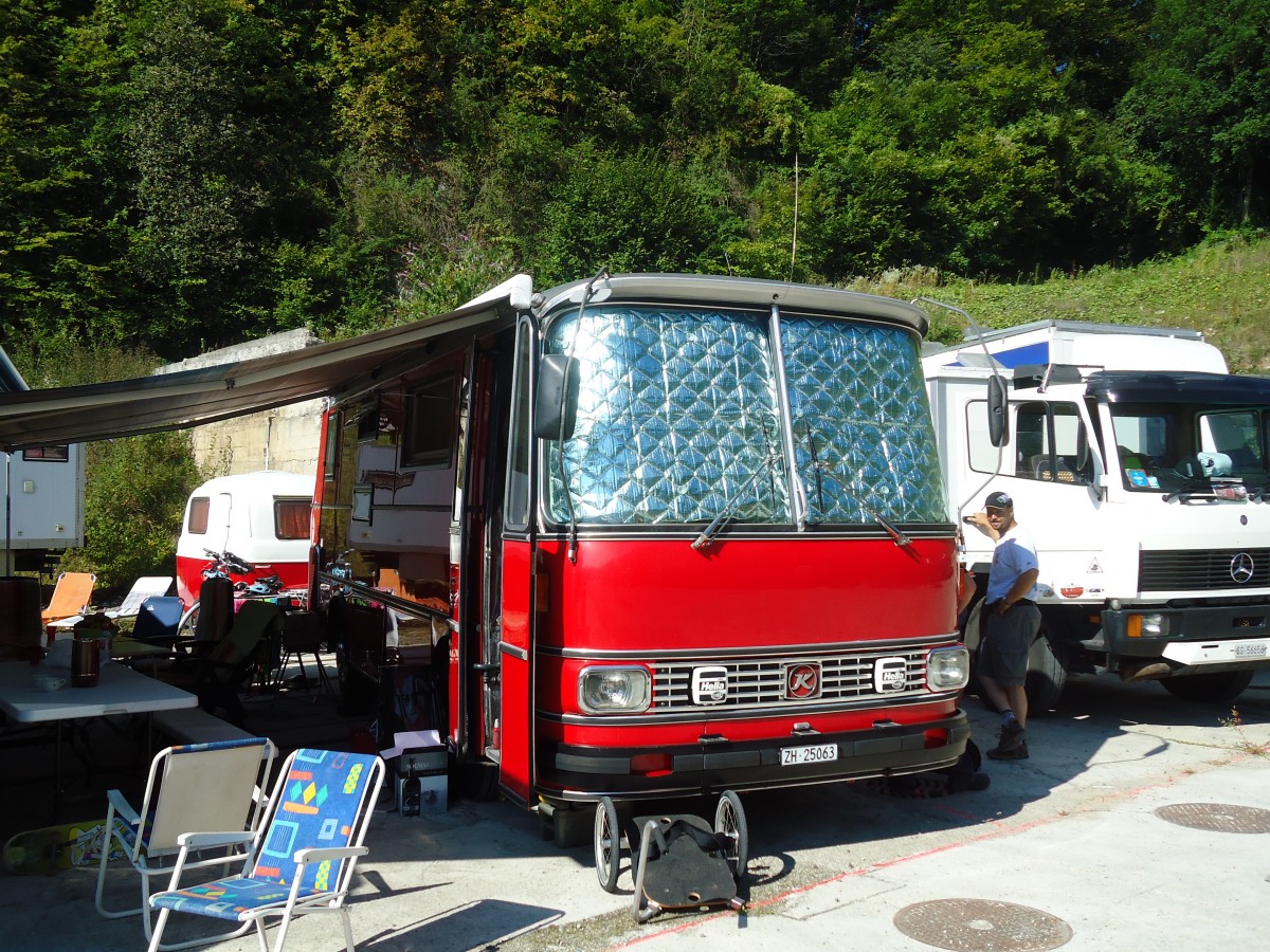 (128'951) - Beer, Obfelden - ZH 25'063 - Setra am 22. August 2010 in Thayngen, Wohnbustreffen