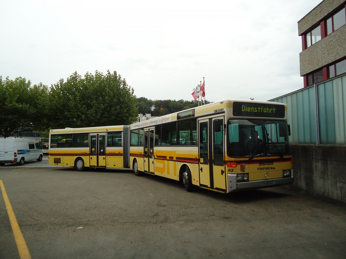 (129'746) - STI Thun - Nr. 63 - Mercedes am 15. September 2010 in Kloten, EvoBus