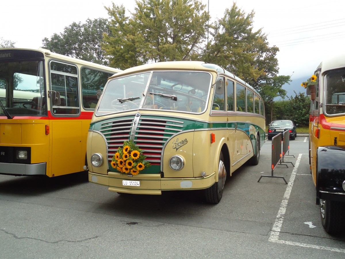 (129'788) - Peter, Luthern Bad - LU 15'124 - Saurer/R&J am 18. September 2010 in Chur, Obere Au