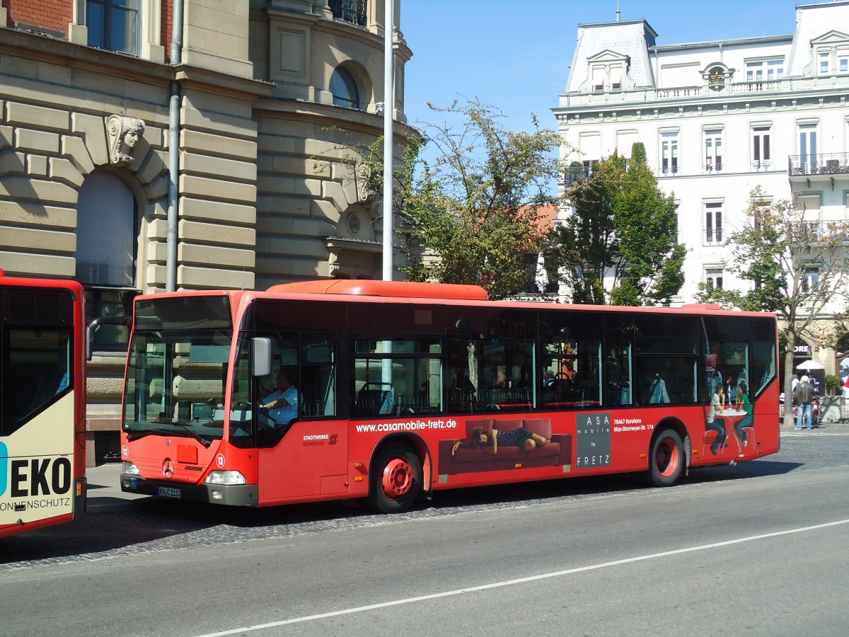 (130'064) - SWK Konstanz - Nr. 13/KN-C 1113 - Mercedes am 20. September 2010 in Konstanz, Post/Marktsttte