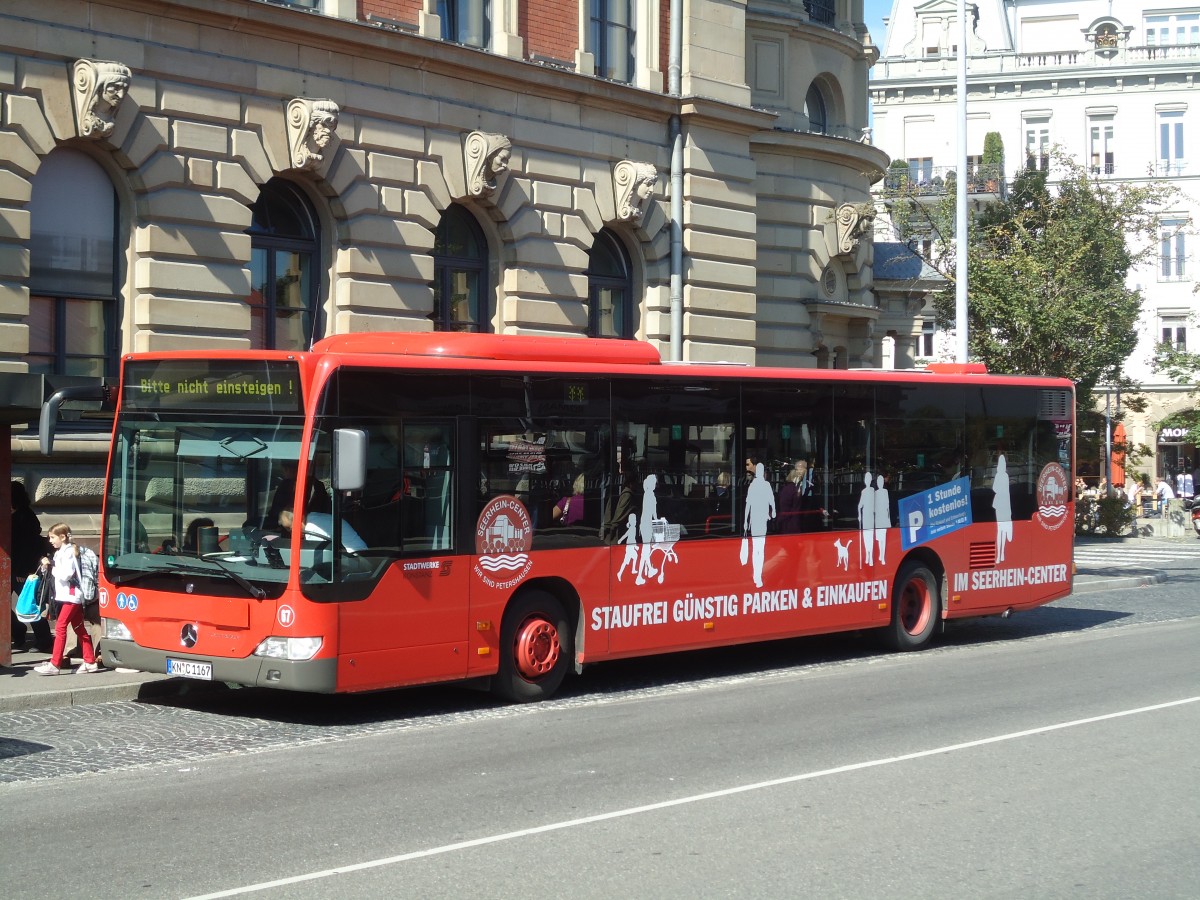 (130'068) - SWK Konstanz - Nr. 67/KN-C 1167 - Mercedes am 20. September 2010 in Konstanz, Post/Marktsttte