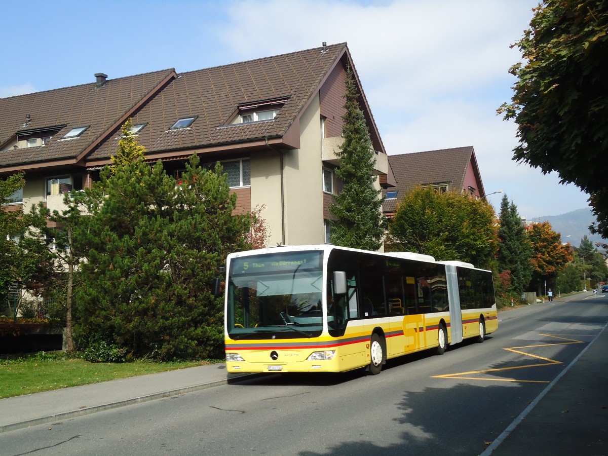 (130'394) - STI Thun - Nr. 136/BE 801'136 - Mercedes am 12. Oktober 2010 in Thun, Schorenfriedhof