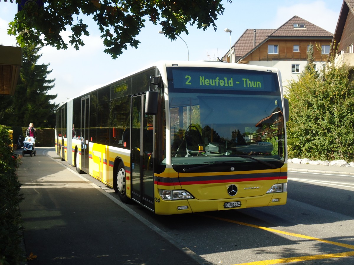 (130'397) - STI Thun - Nr. 134/BE 801'134 - Mercedes am 12. Oktober 2010 in Thun, Schorenfriedhof