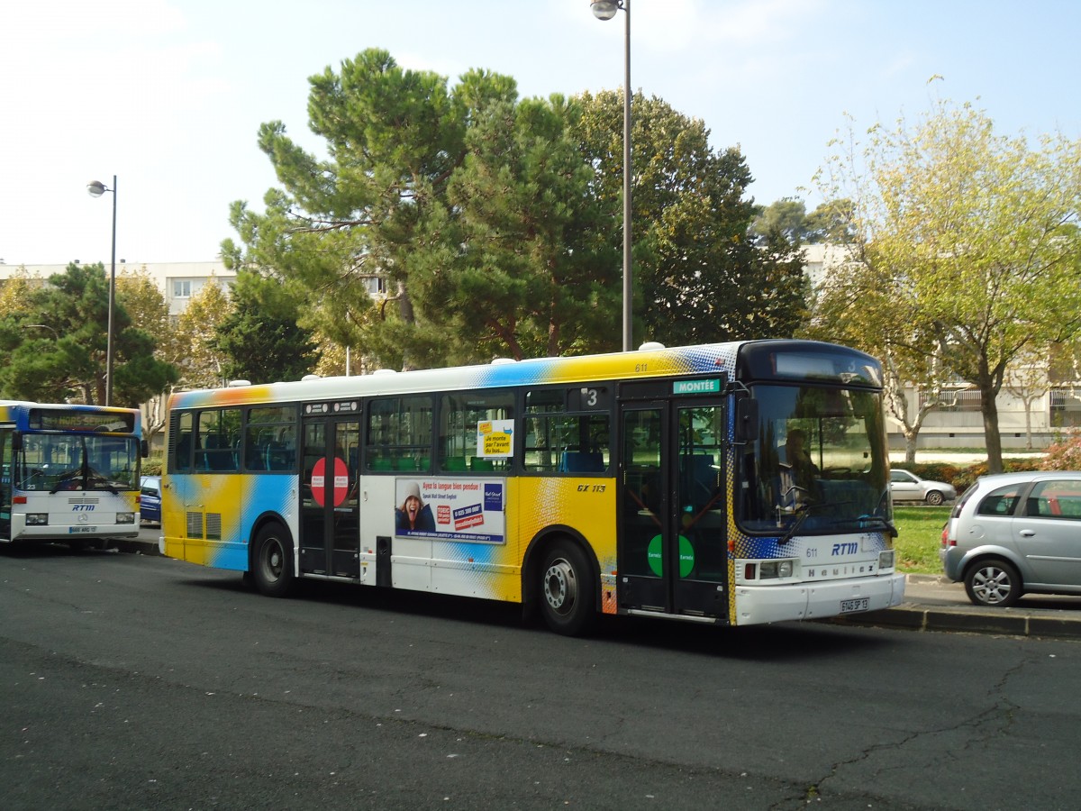 (130'556) - RTM Marseille - Nr. 611/6146 SP 13 - Heuliez am 15. Oktober 2010 in Marseille, La Rose