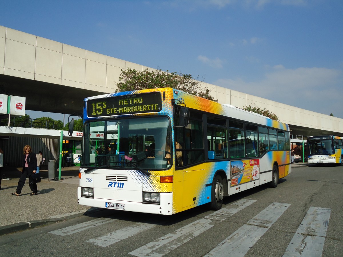 (130'589) - RTM Marseille - Nr. 753/8044 VK 13 - Mercedes am 15. Oktober 2010 in Marseille, Ste Marguerite