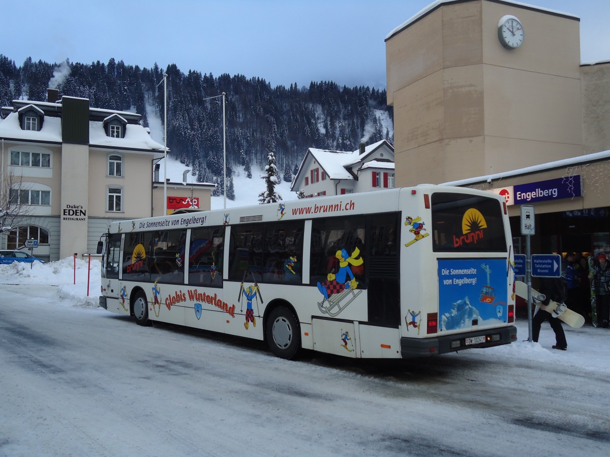 (131'759) - EAB Engelberg - OW 10'241 - Den Oudsten (ex AAGU Altdorf Nr. 26) am 29. Dezember 2010 beim Bahnhof Engelberg