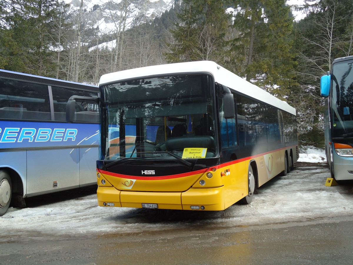 (132'256) - Engeloch, Riggisberg - Nr. 18/BE 704'610 - Scania/Hess am 9. Januar 2011 in Adelboden, Unter dem Birg