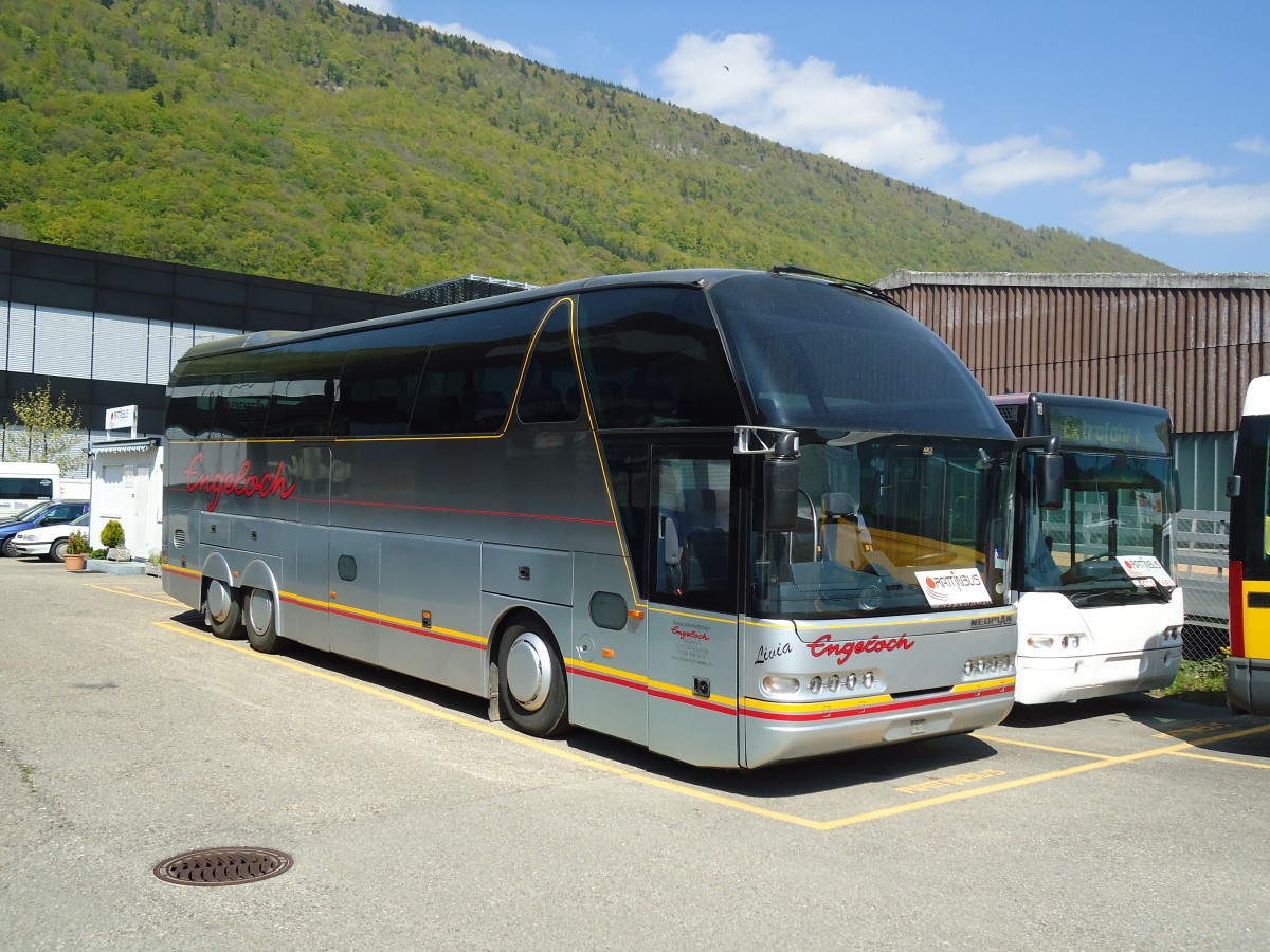 (133'321) - Engeloch, Riggisberg - Neoplan am 17. April 2011 in Biel, Rattinbus