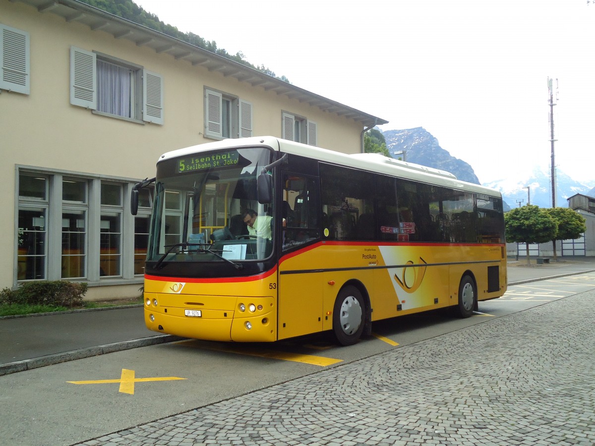 (133'587) - AAGU Altdorf - Nr. 53/UR 9276 - Cacciamali am 14. Mai 2011 beim Bahnhof Flelen