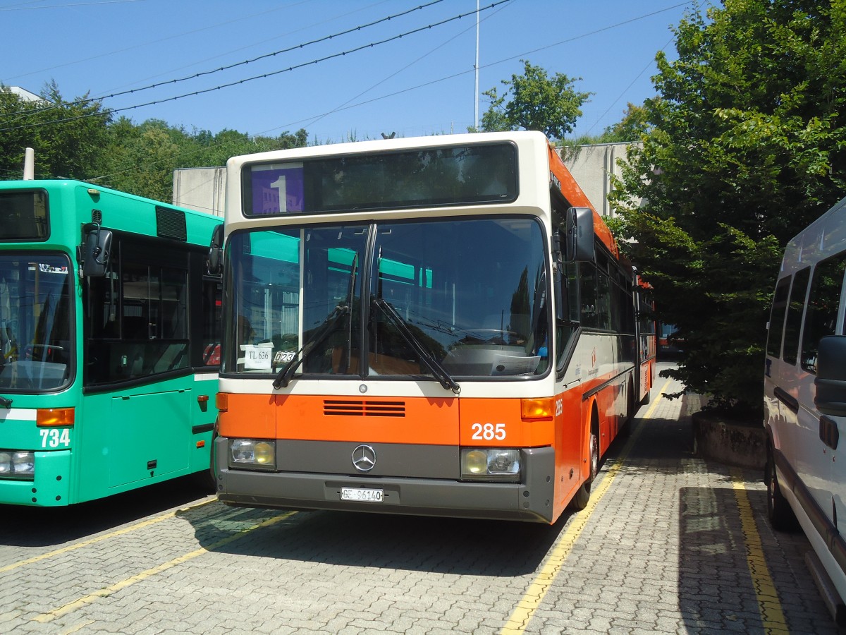 (135'079) - TL Lausanne (TPG 285) - Nr. 636/GE 96'140 - Mercedes am 12. Juli 2011 in Lausanne, Dpt Borde