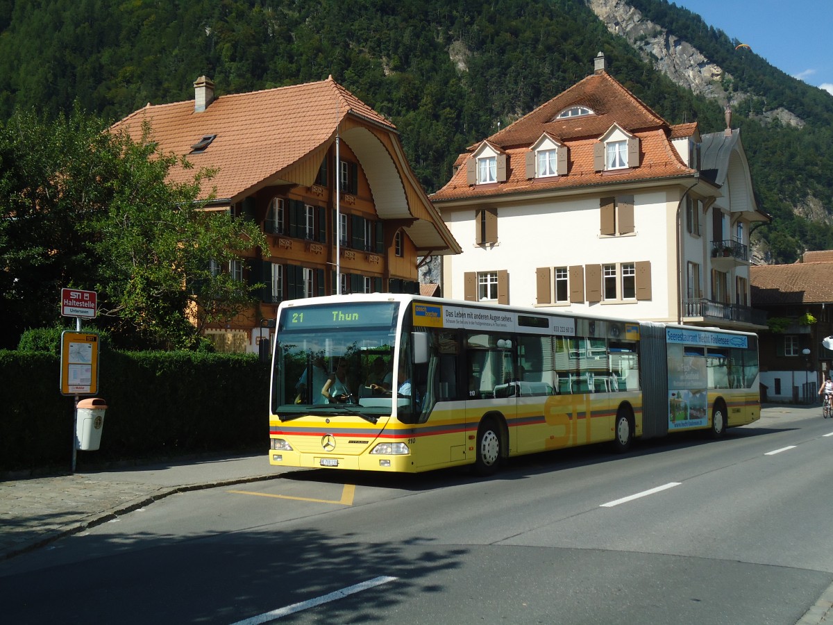 (135'475) - STI Thun - Nr. 110/BE 700'110 - Mercedes am 14. August 2011 in Unterseen, Unterseen