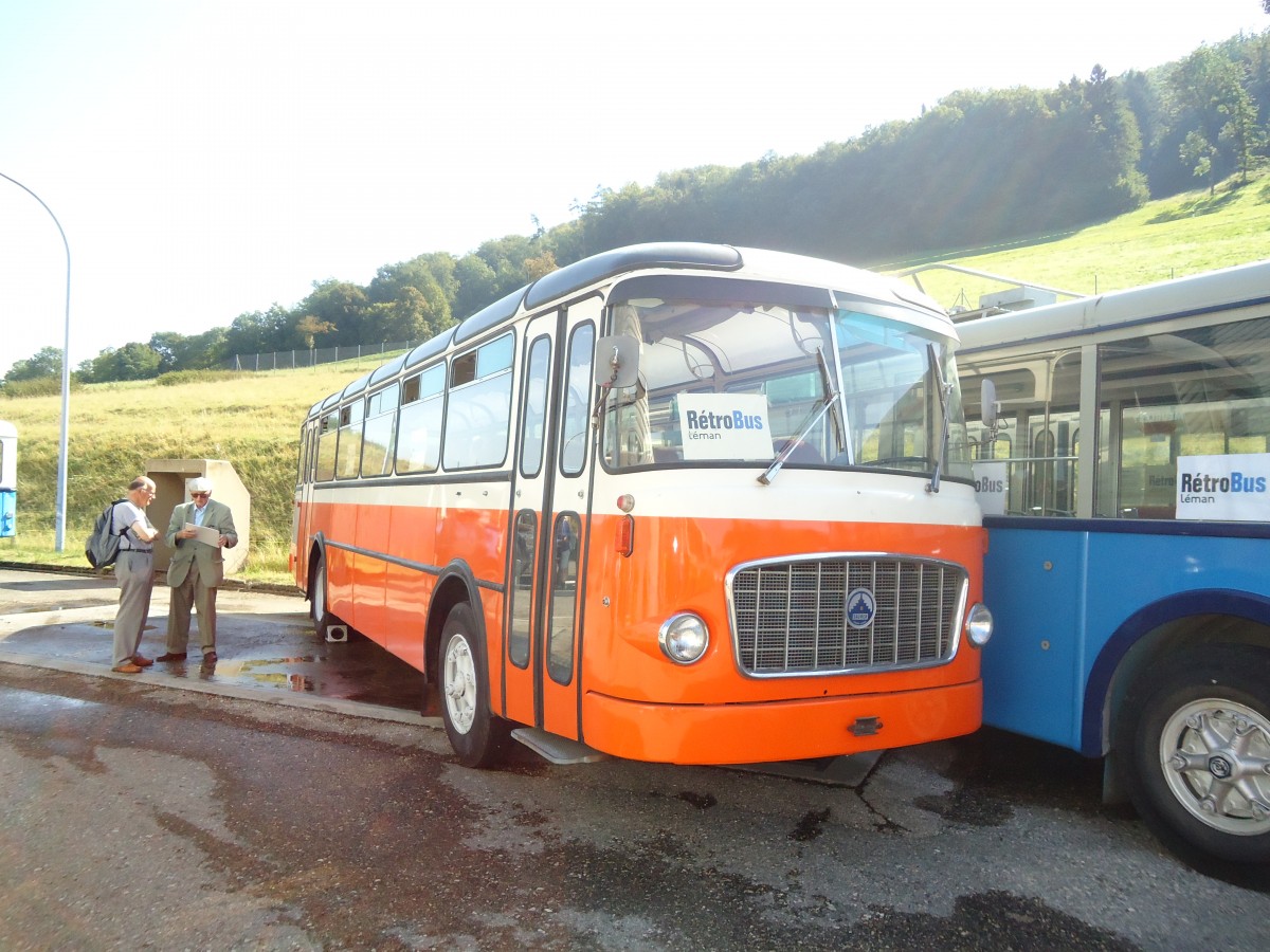 (135'582) - TL Lausanne (Rtrobus) - Nr. 239 - Saurer/Gangloff am 20. August 2011 in Moudon, Rtrobus