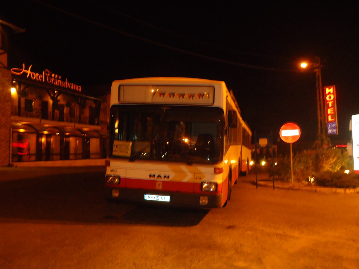 (136'303) - ATT Sighisoara - Nr. 16/MS 16 ATT - MAN/R&J (ex RVBW Wettingen/CH Nr. 119) am 4. Oktober 2011 in Sighisoara