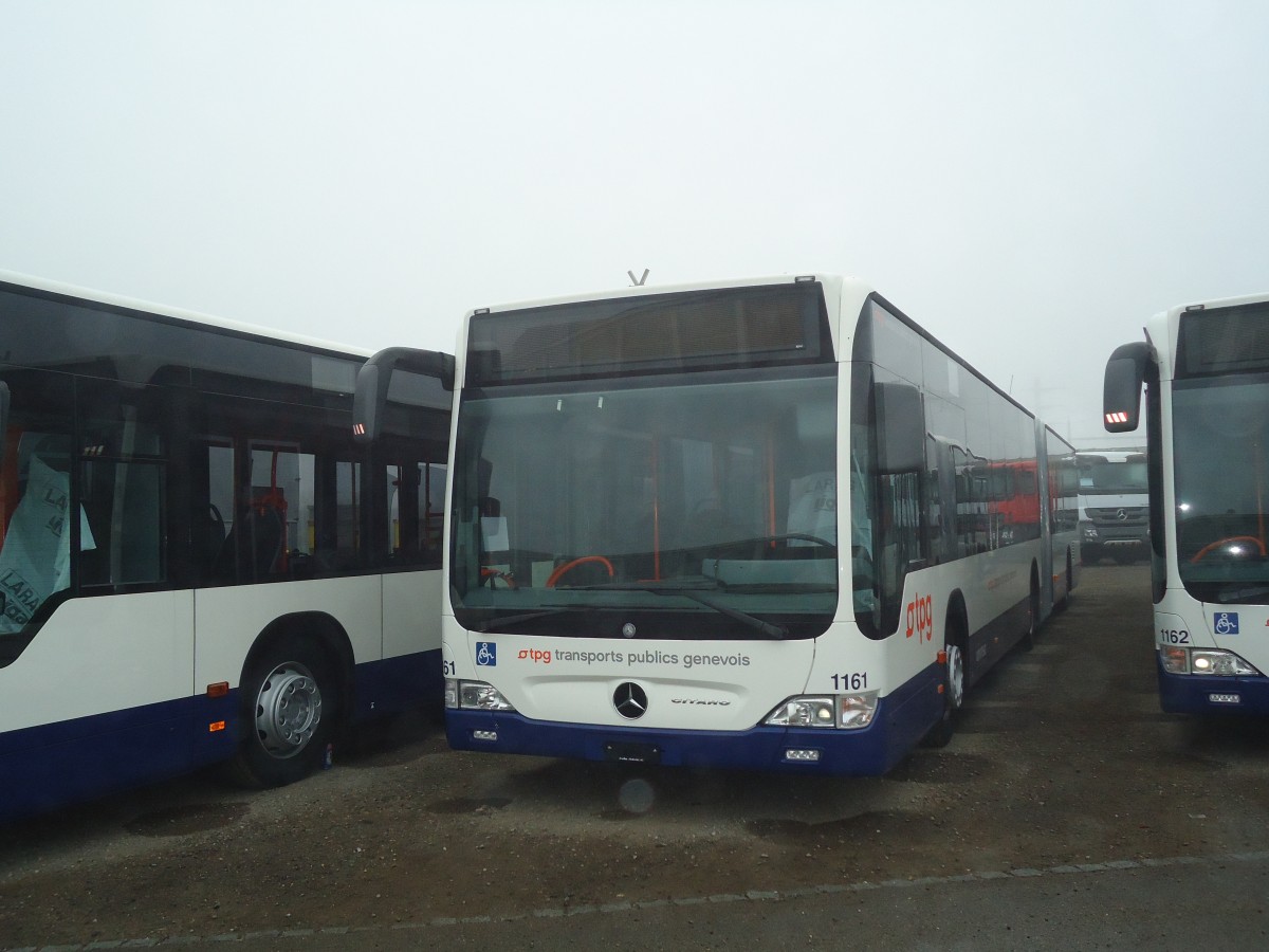 (136'885) - TPG Genve - Nr. 1161 - Mercedes am 23. November 2011 in Wil, Larag