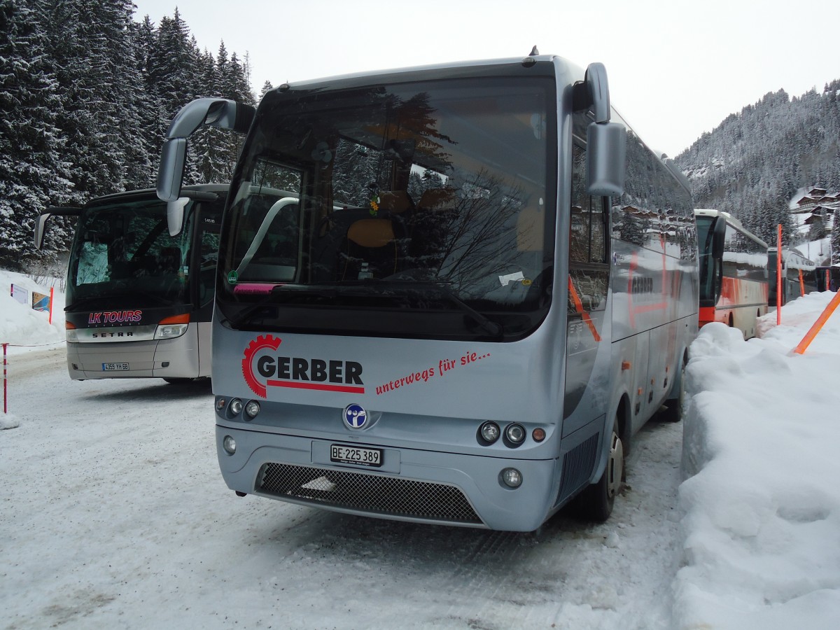 (137'376) - Gerber, Utzigen - BE 225'389 - Temsa am 7. Januar 2012 in Adelboden, ASB