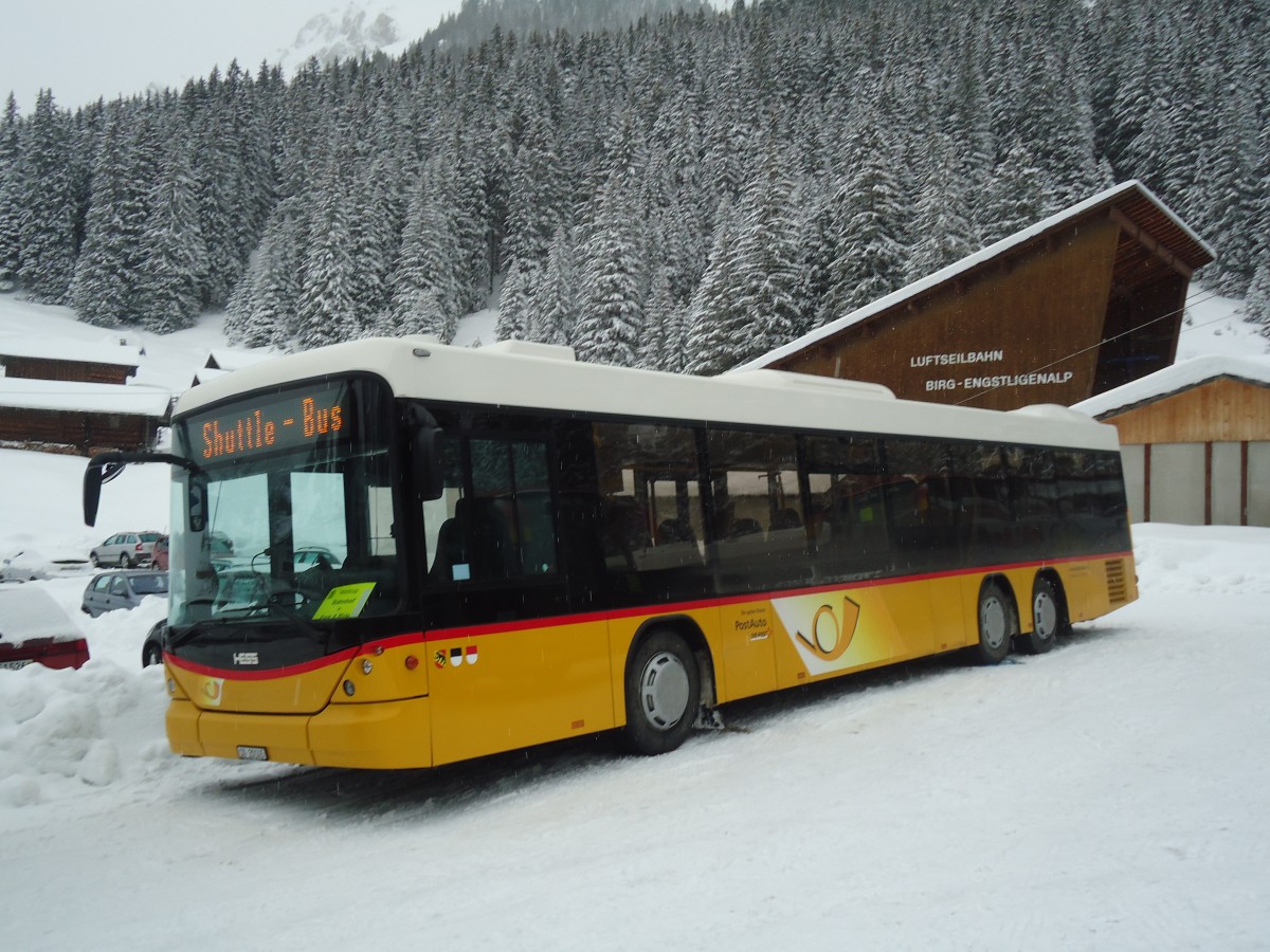 (137'516) - Steiner, Messen - SO 20'145 - Scania/Hess am 7. Januar 2012 in Adelboden, Unter dem Birg