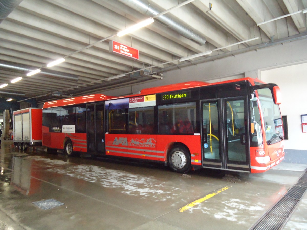 (137'543) - AFA Adelboden - Nr. 95/BE 26'774 - Mercedes am 7. Januar 2012 im Autobahnhof Adelboden