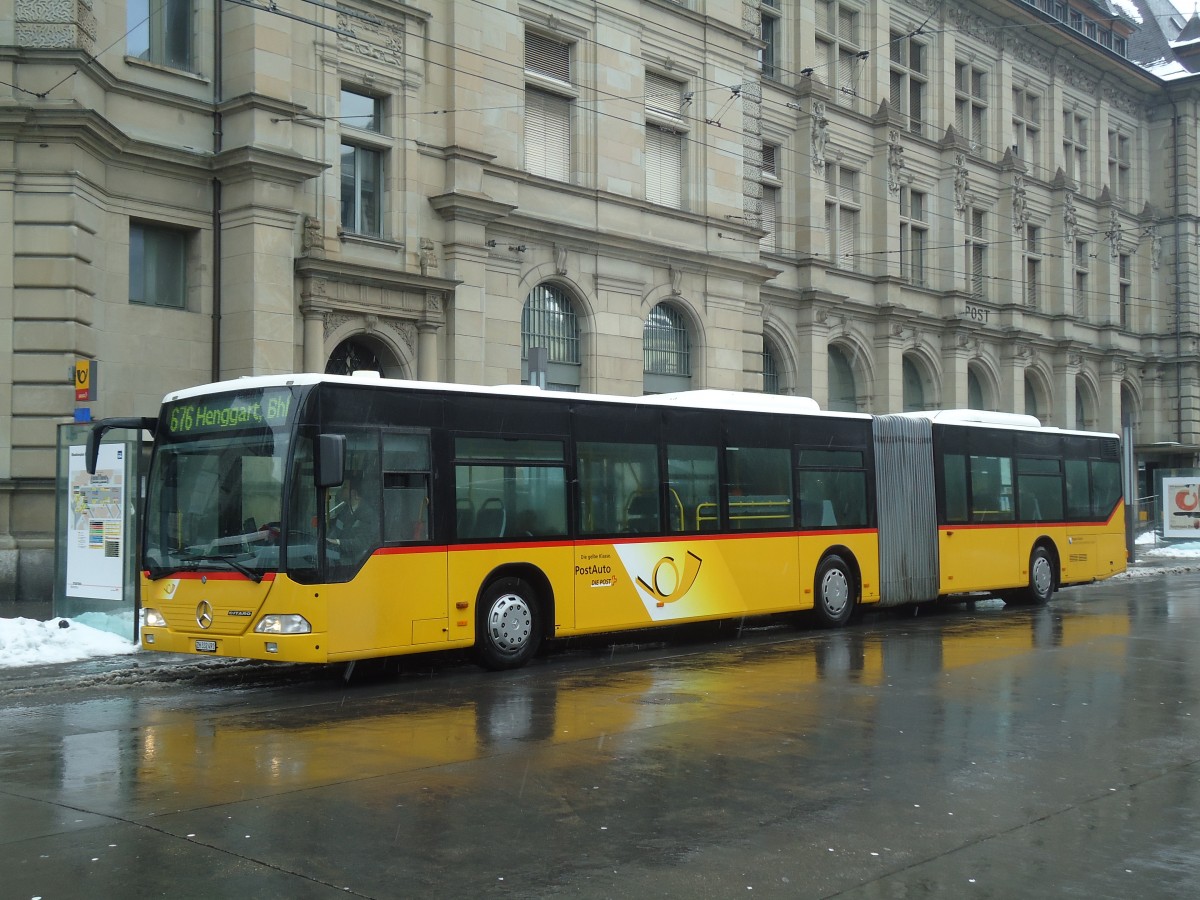 (137'708) - Moser, Flaach - Nr. 200/ZH 332'491 - Mercedes (ex Nr. 23) am 15. Februar 2012 beim Hauptbahnhof Winterthur