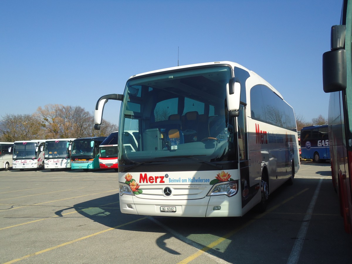 (138'225) - Merz, Beinwil - AG 6162 - Mercedes am 9. Mrz 2012 in Genve, P 47