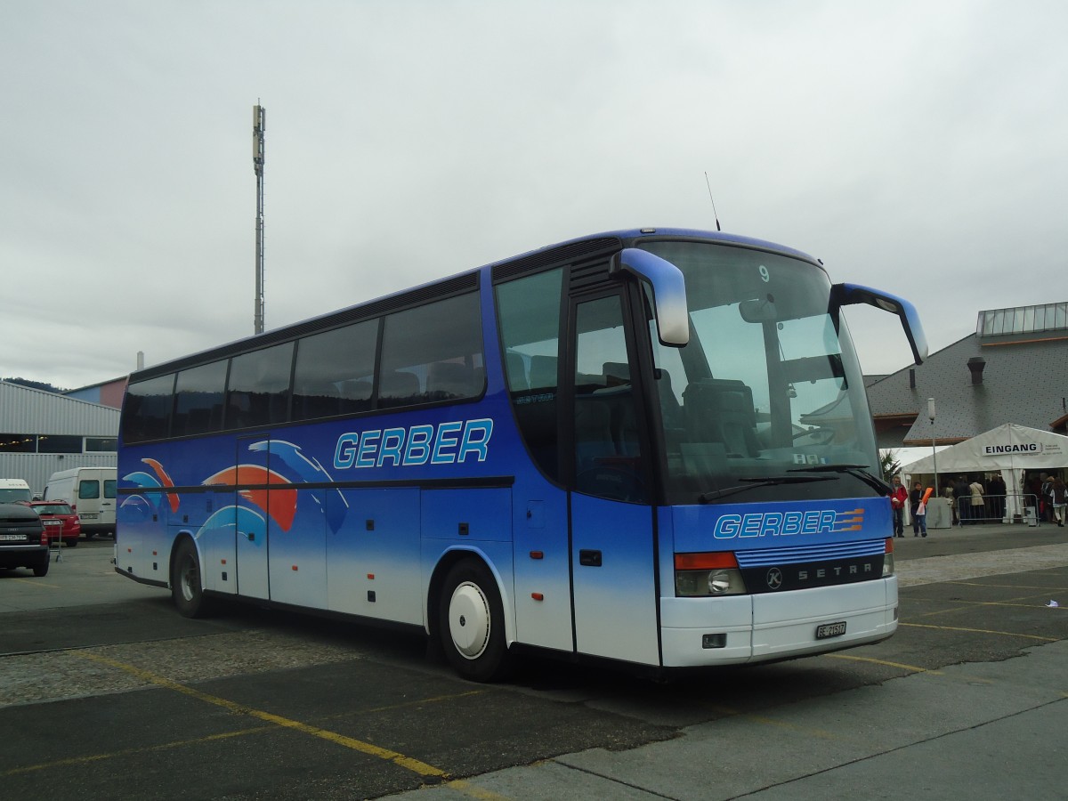 (138'368) - Gerber, Roggwil - Nr. 9/BE 21'517 - Setra am 18. Mrz 2012 in Thun, Expo