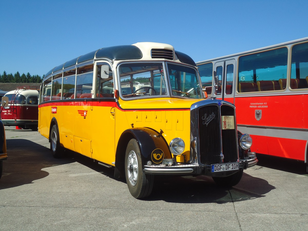 (139'636) - Aus Deutschland: Frde, Kronwieden - DGF-DF 10H - Saurer/FHS (ex Stckli, Zofingen; ex Schumacher, Sisseln; ex M+79'517; ex P 23'156) am 16. Juni 2012 in Hinwil, AMP