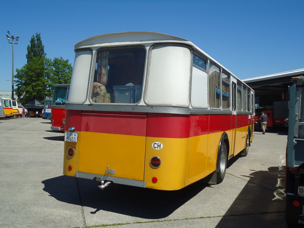 (139'689) - Trb, Oberrieden - Nr. 12/ZH 69'651 - FBW/R&J (ex Ryffel, Uster Nr. 12) am 16. Juni 2012 in Hinwil, AMP