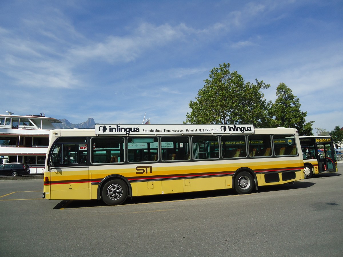 (140'005) - STI Thun - Nr. 52/BE 396'552 - Saurer/R&J am 24. Juni 2012 bei der Schifflndte Thun