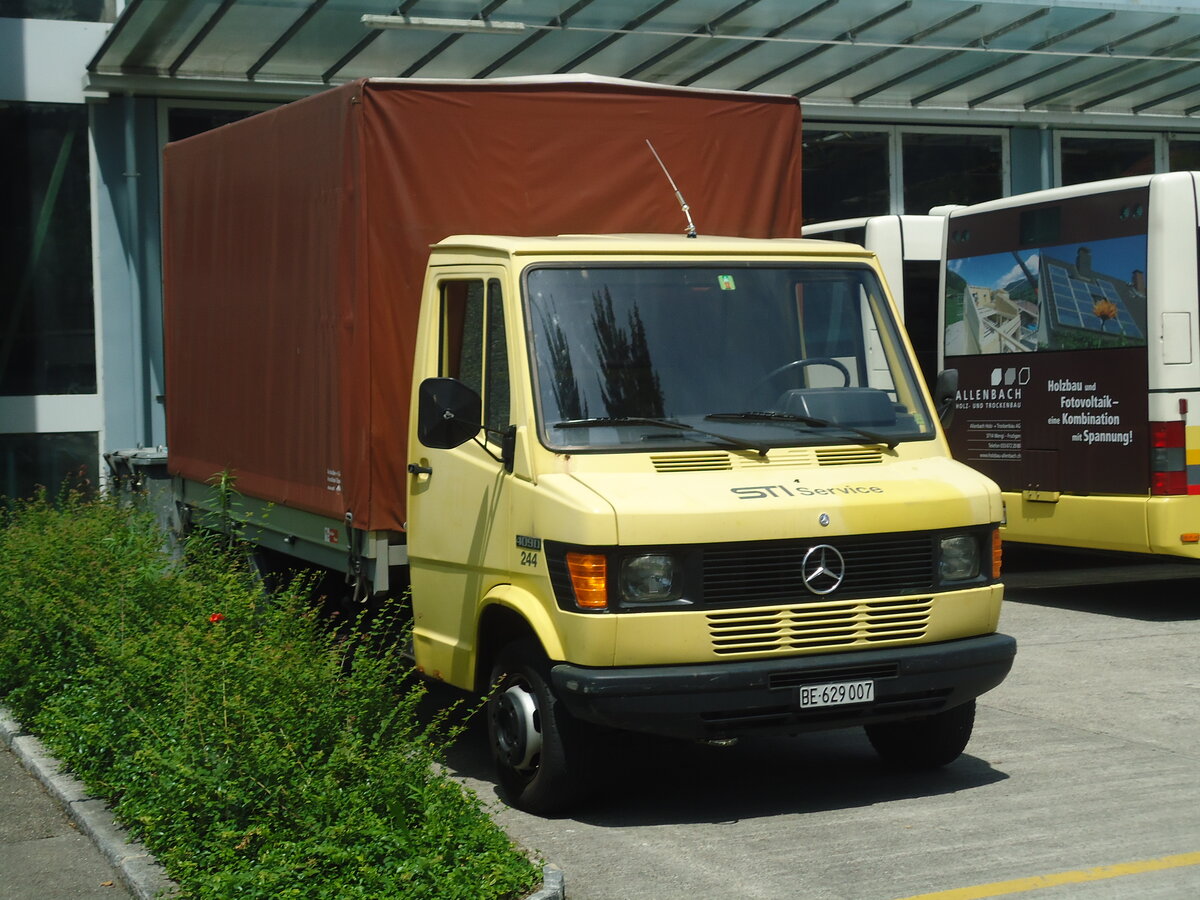 (140'058) - STI Thun - Nr. 244/BE 629'007 - Mercedes (ex Nr. 144) am 24. Juni 2012 in Thun, Garage