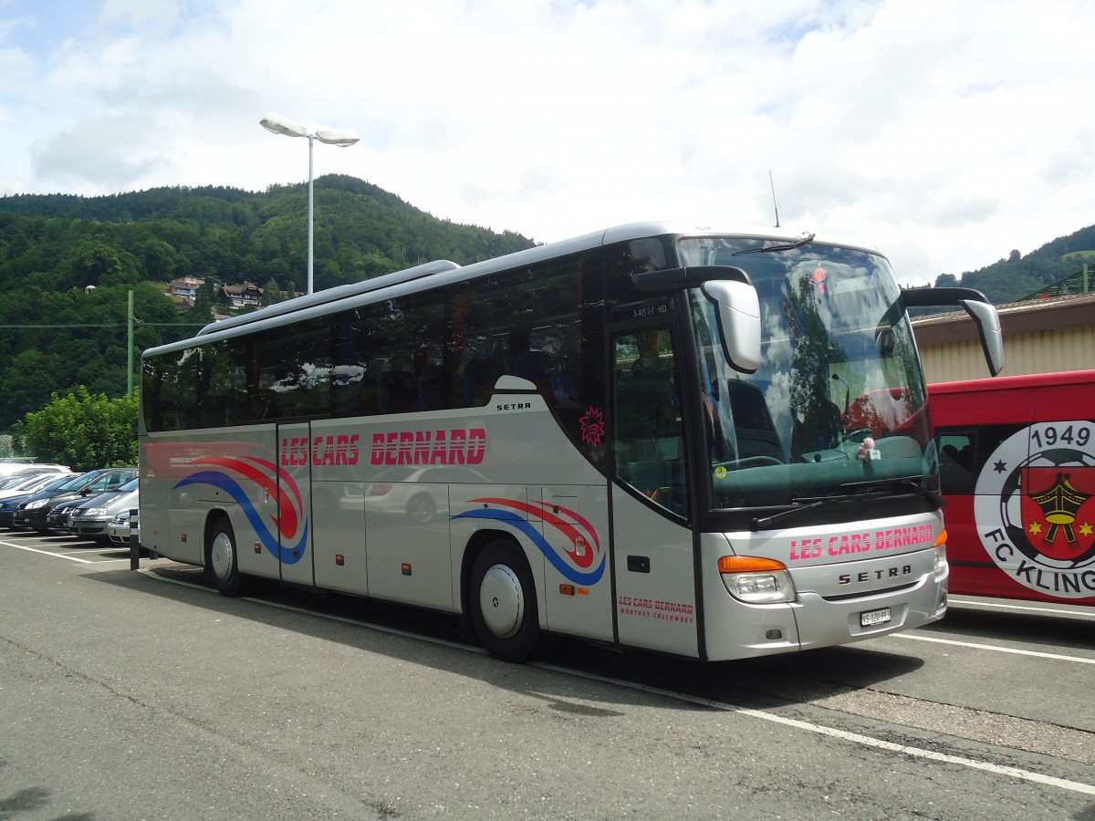 (140'174) - Bernard, Monthey - VS 120'993 - Setra am 25. Juni 2012 in Thun, Seestrasse