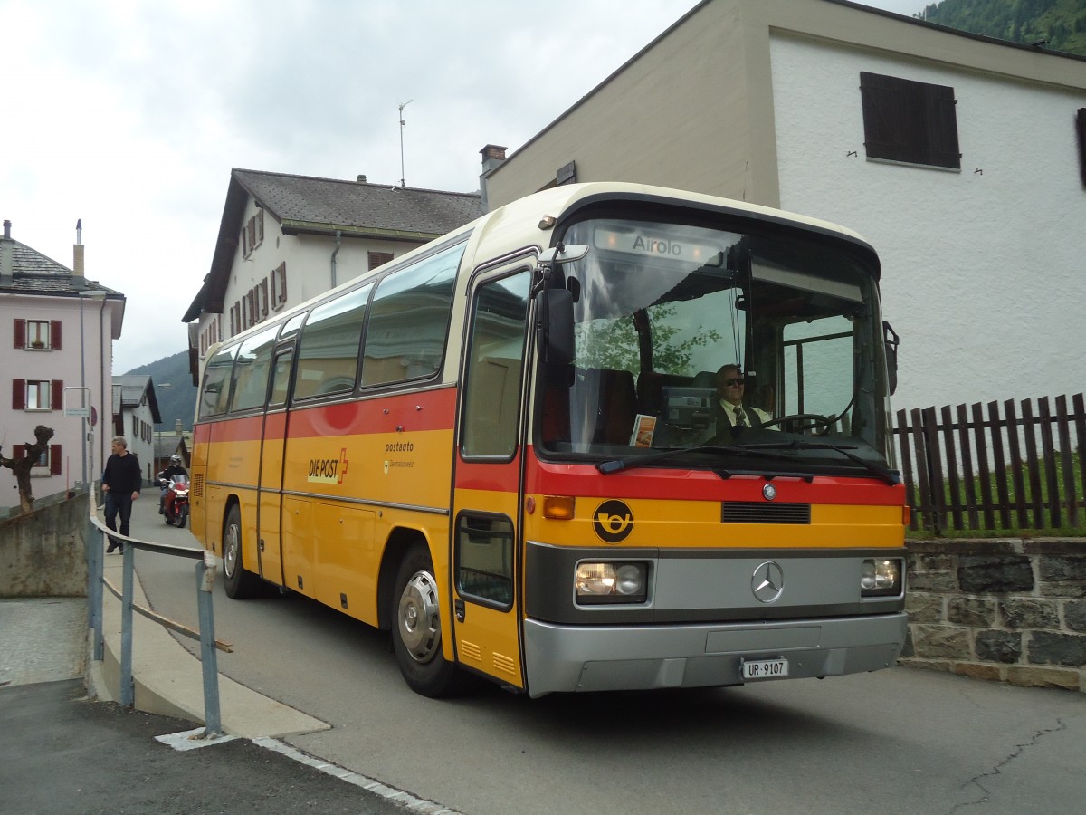 (140'330) - Mattli, Wassen - UR 9107 - Mercedes am 1. Juli 2012 in Villa Bedretto