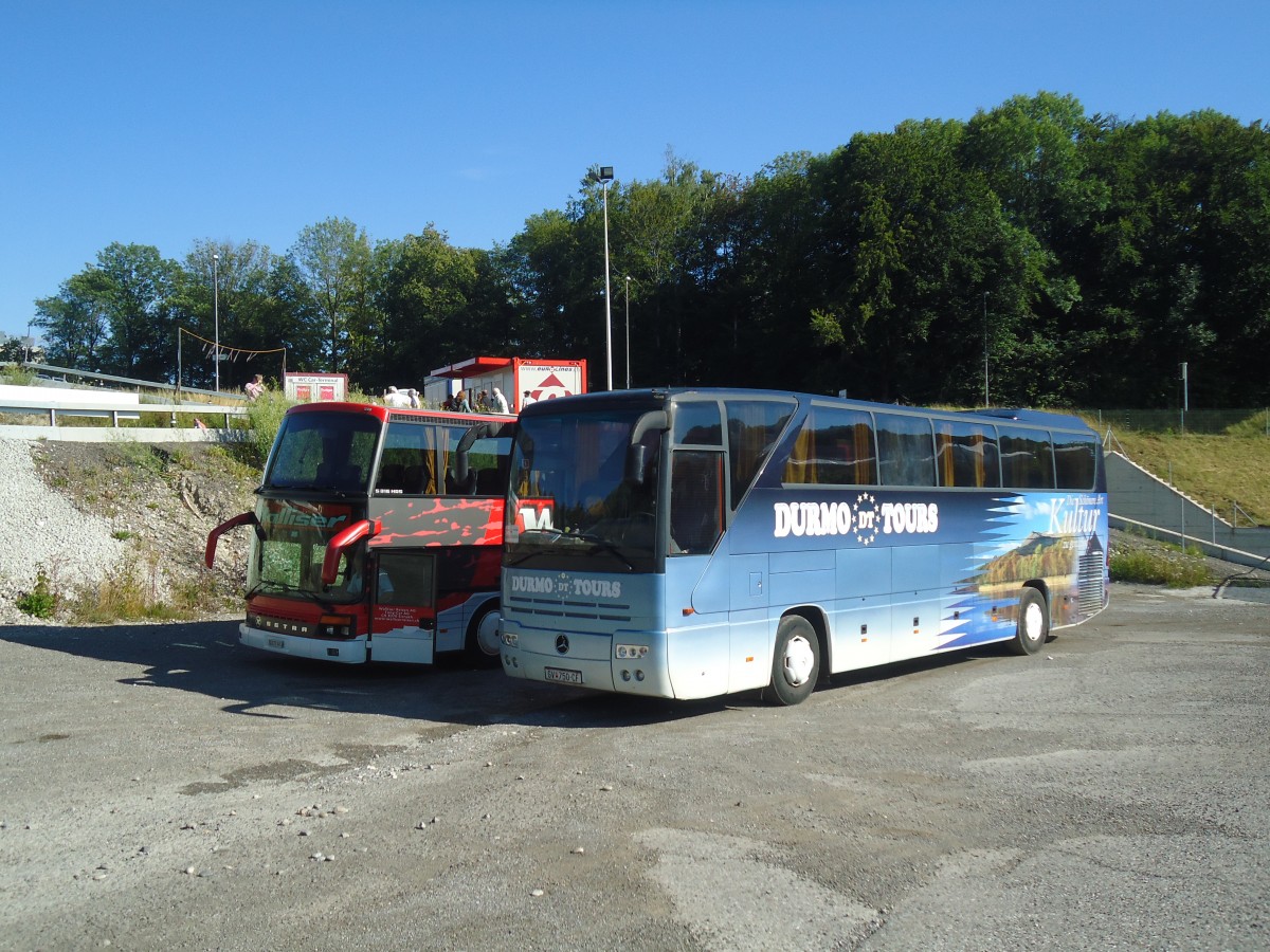 (140'493) - Durmo Tours, Reichenburg - GV 750-CF - Mercedes am 16. Juli 2012 in Bern, CarTerminal P+R