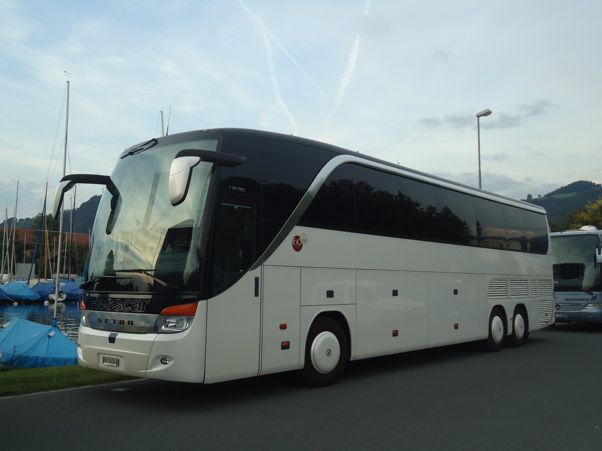 (141'035) - Hesscar, Embrach - ZH 116'245 - Setra am 4. August 2012 in Thun, Strandbad