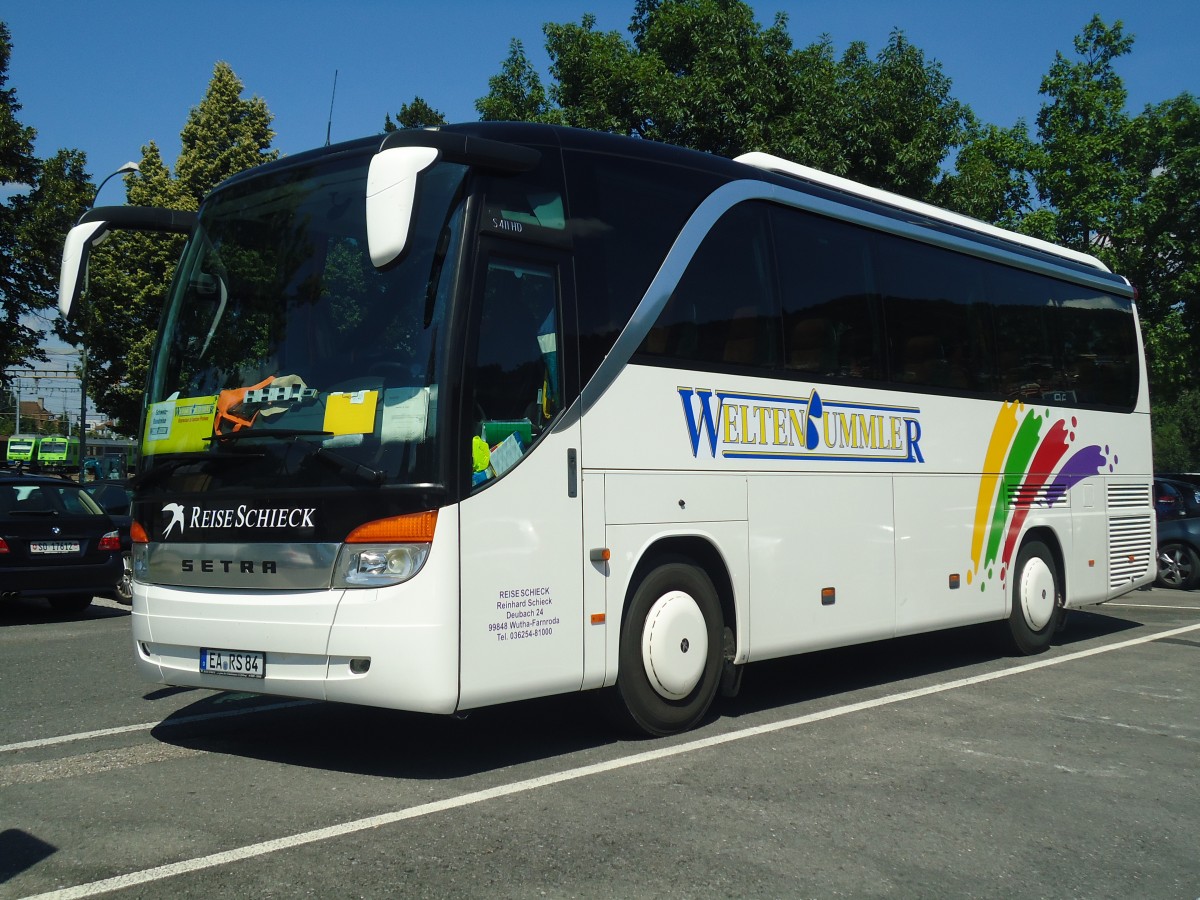 (141'065) - Aus Deutschland: Schieck, Wutha - EA-RS 84 - Setra am 10. August 2012 in Thun, Seestrasse