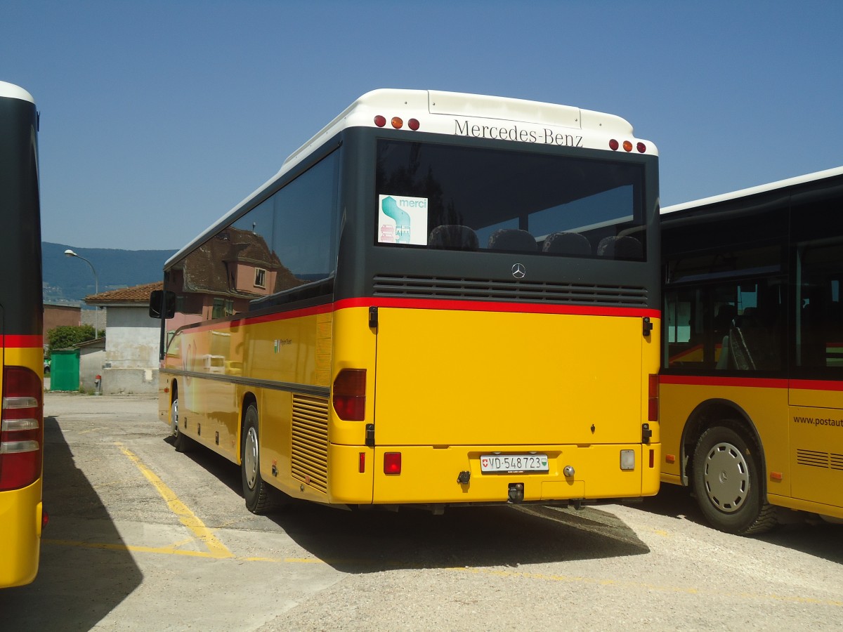 (141'352) - CarPostal Ouest - VD 548'723 - Mercedes am 19. August 2012 in Yverdon, Garage