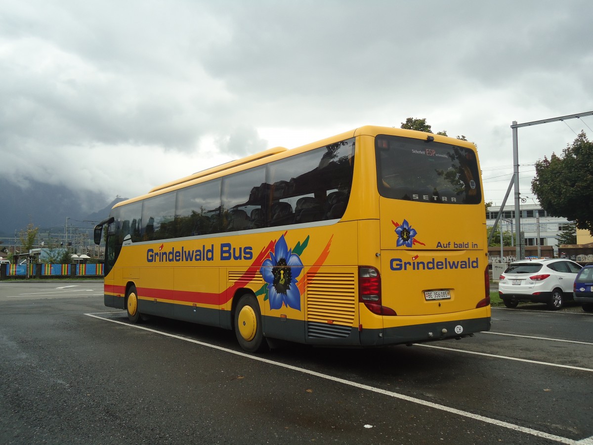 (141'407) - AVG Grindelwald - Nr. 12/BE 356'085 - Setra am 31. August 2012 in Thun, Seestrasse