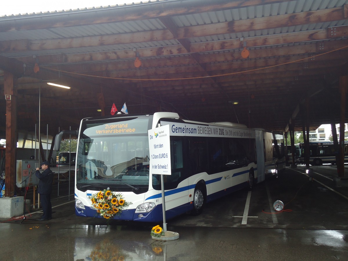 (141'422) - ZVB Zug - Nr. 61 - Mercedes am 1. September 2012 in Zug, Garage