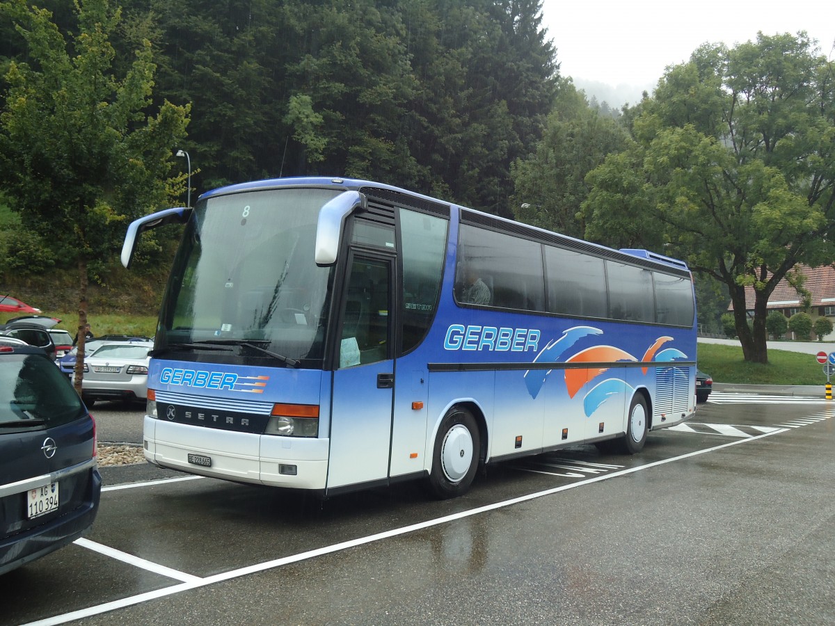 (141'442) - Gerber, Roggwil - Nr. 8/BE 228'665 - Setra am 1. September 2012 in Trubschachen, Kambly