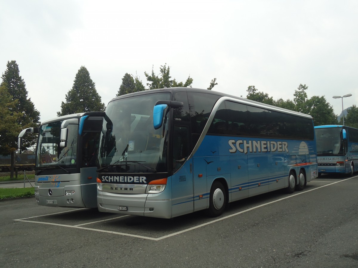 (141'464) - Schneider, Langendorf - SO 28'119 - Setra am 4. September 2012 in Thun, Seestrasse