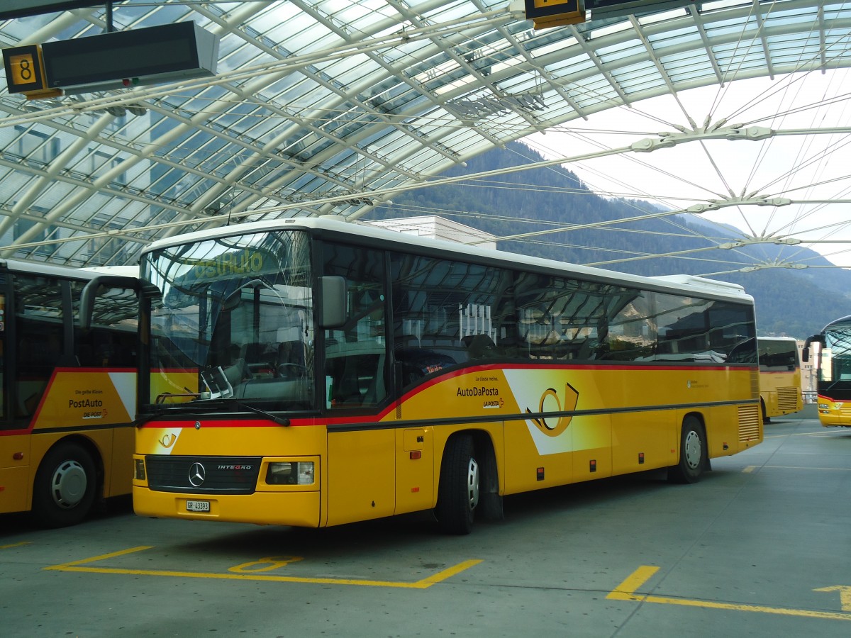 (141'583) - Demarmels, Salouf - GR 43'393 - Mercedes am 15. September 2012 in Chur, Postautostation