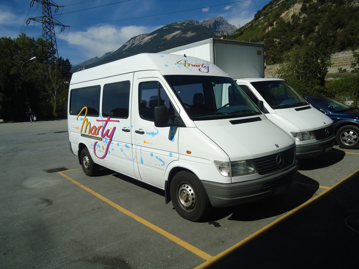 (141'823) - Marty, Varen - VS 327'001 - Mercedes am 23. September 2012 in Leuk, Garage LLB