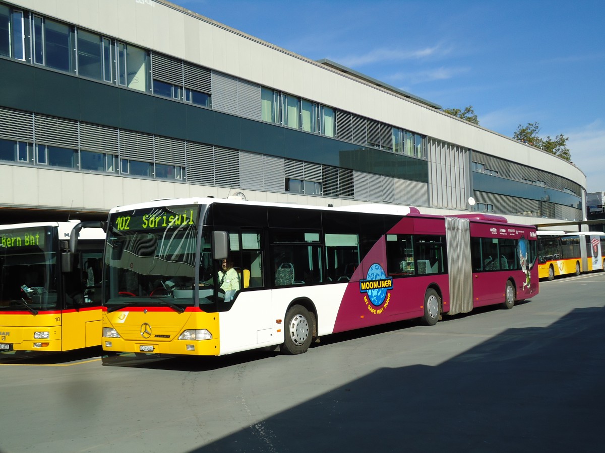 (141'913) - PostAuto Bern - Nr. 635/BE 615'605 - Mercedes (ex P 27'009) am 16. Oktober 2012 in Bern, Postautostation