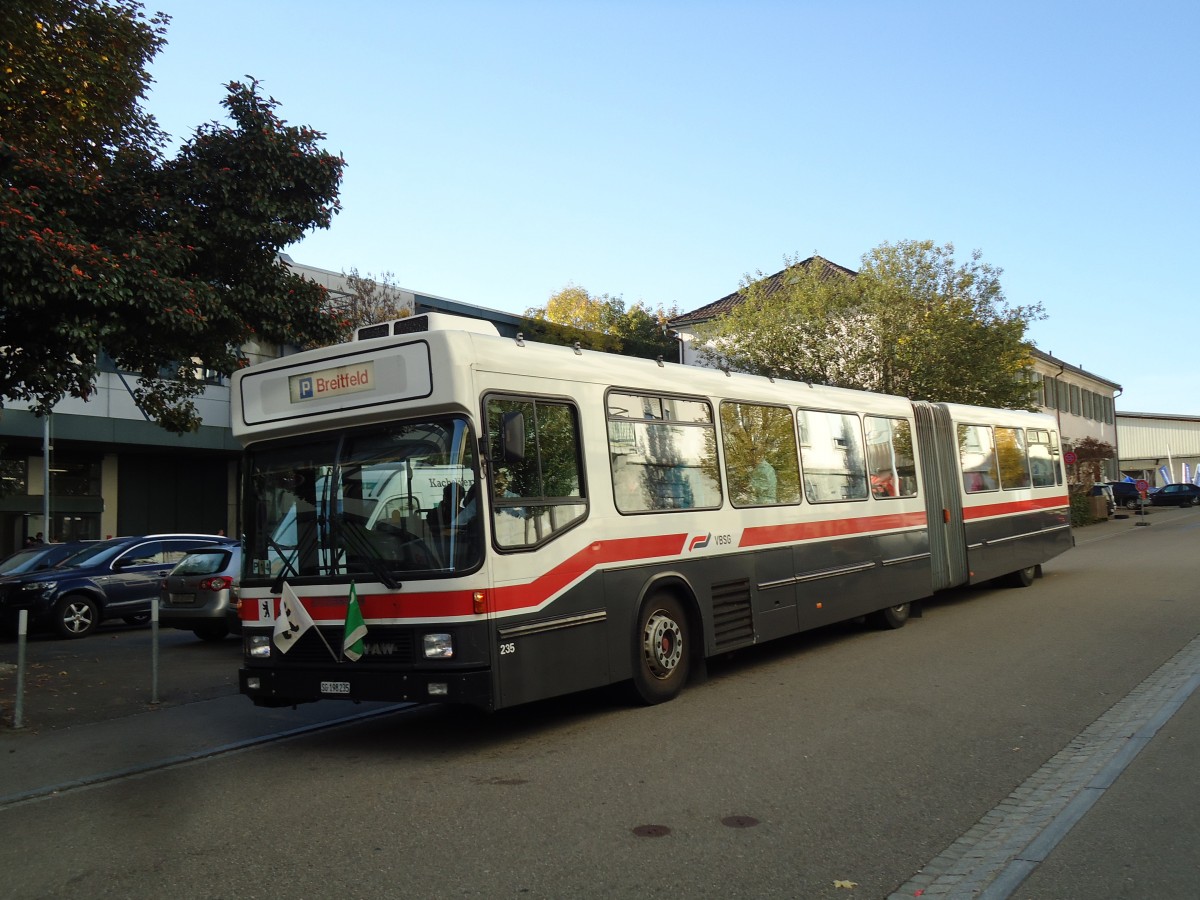 (141'934) - VBSG St. Gallen - Nr. 235/SG 198'235 - NAW/Hess am 20. Oktober 2012 in St. Gallen, OLMA