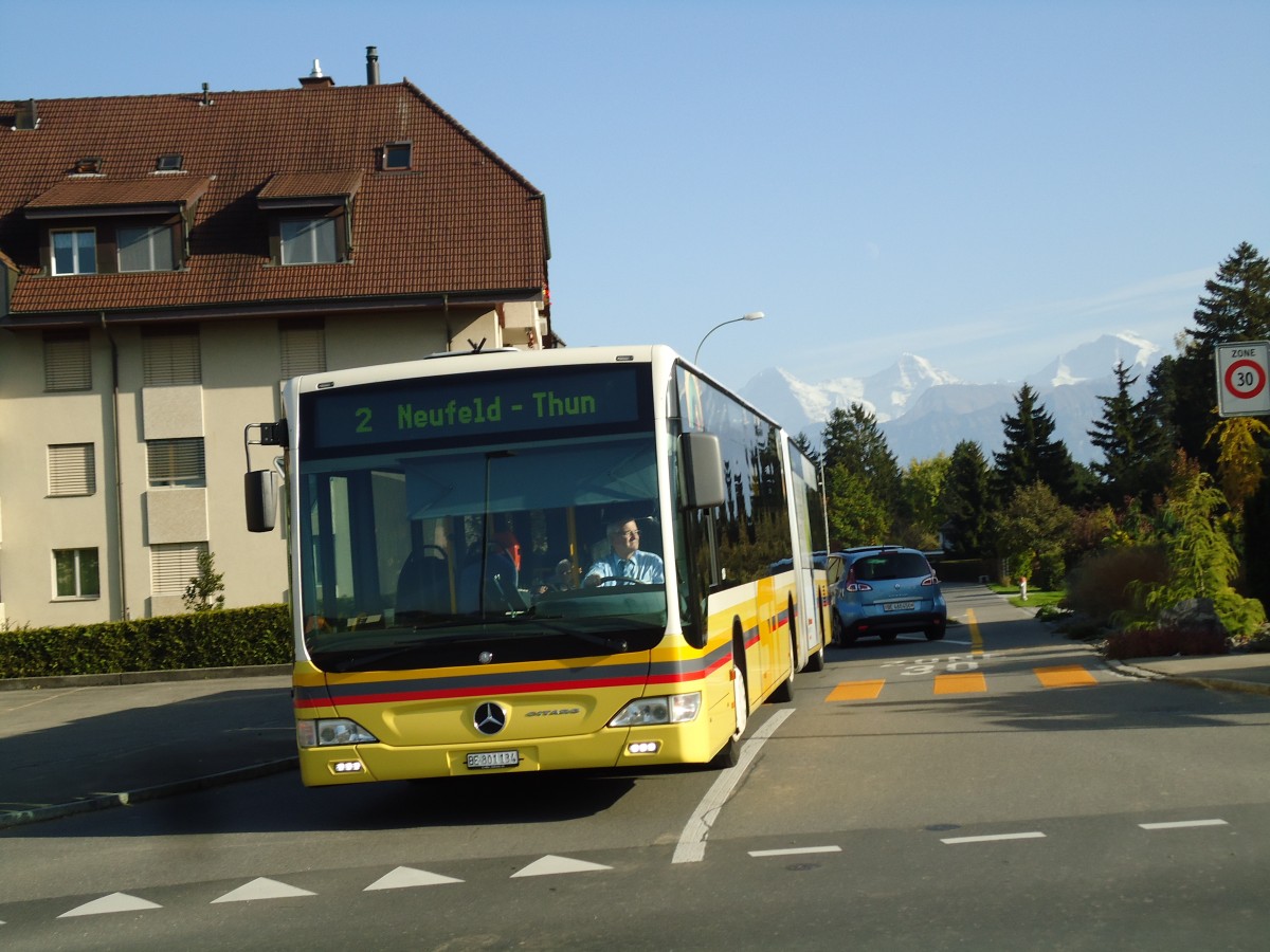 (142'088) - STI Thun - Nr. 134/BE 801'134 - Mercedes am 22. Oktober 2012 in Thun, Lnggssli