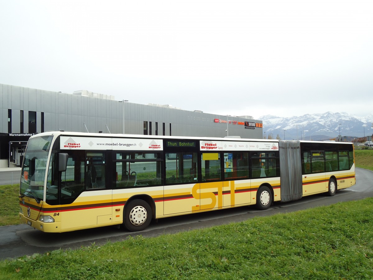 (142'186) - STI Thun - Nr. 84/BE 543'384 - Mercedes am 4. November 2012 in Thun, Arena Thun