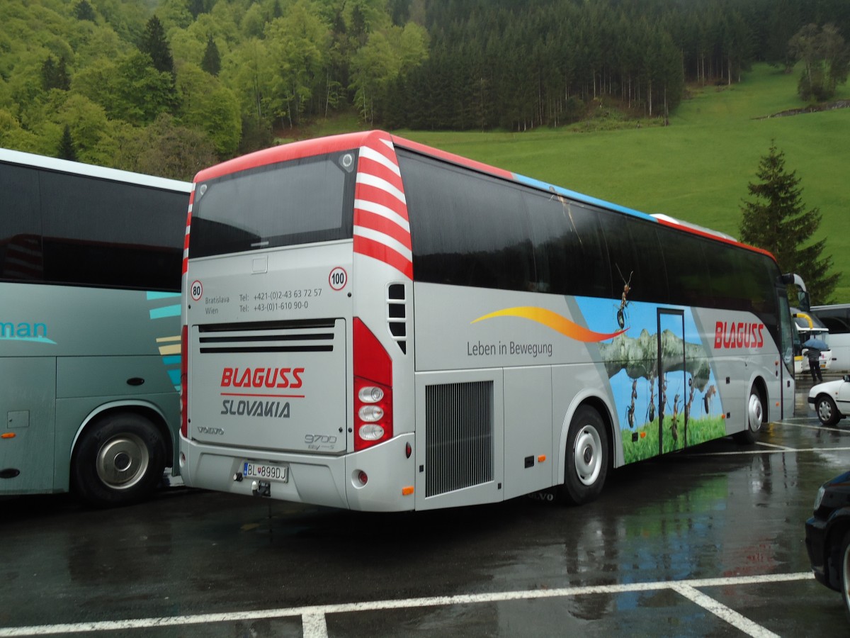 (144'219) - Aus der Slowakei: Blaguss, Bratislava - Nr. 5123/BL-899DJ - Setra am 19. Mai 2013 in Engelberg, Titlisbahnen