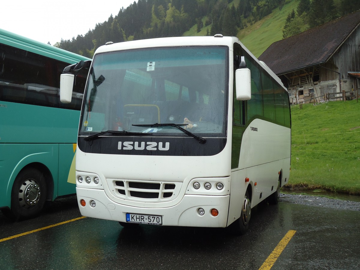 (144'231) - Aus Ungarn: ??? - KHR-570 - Isuzu am 19. Mai 2013 in Engelberg, Titlisbahnen